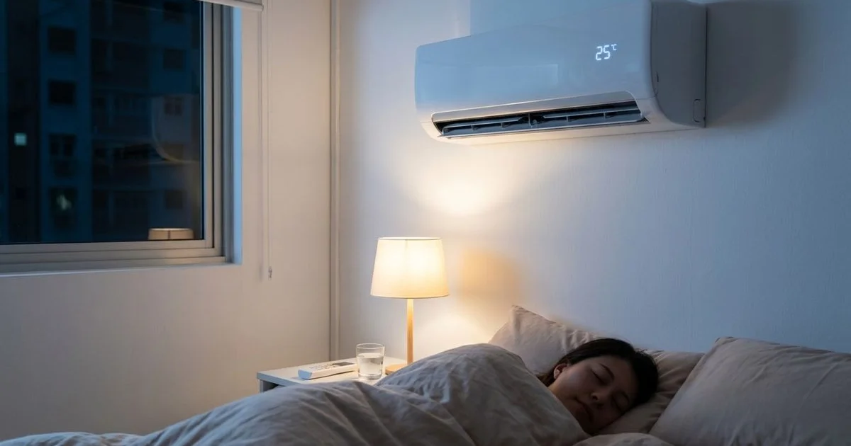 Best Aircon Temperature for Sleep in Woodlands, Singapore