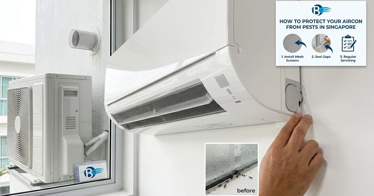 How to Protect Your Aircon from Pests in Woodlands