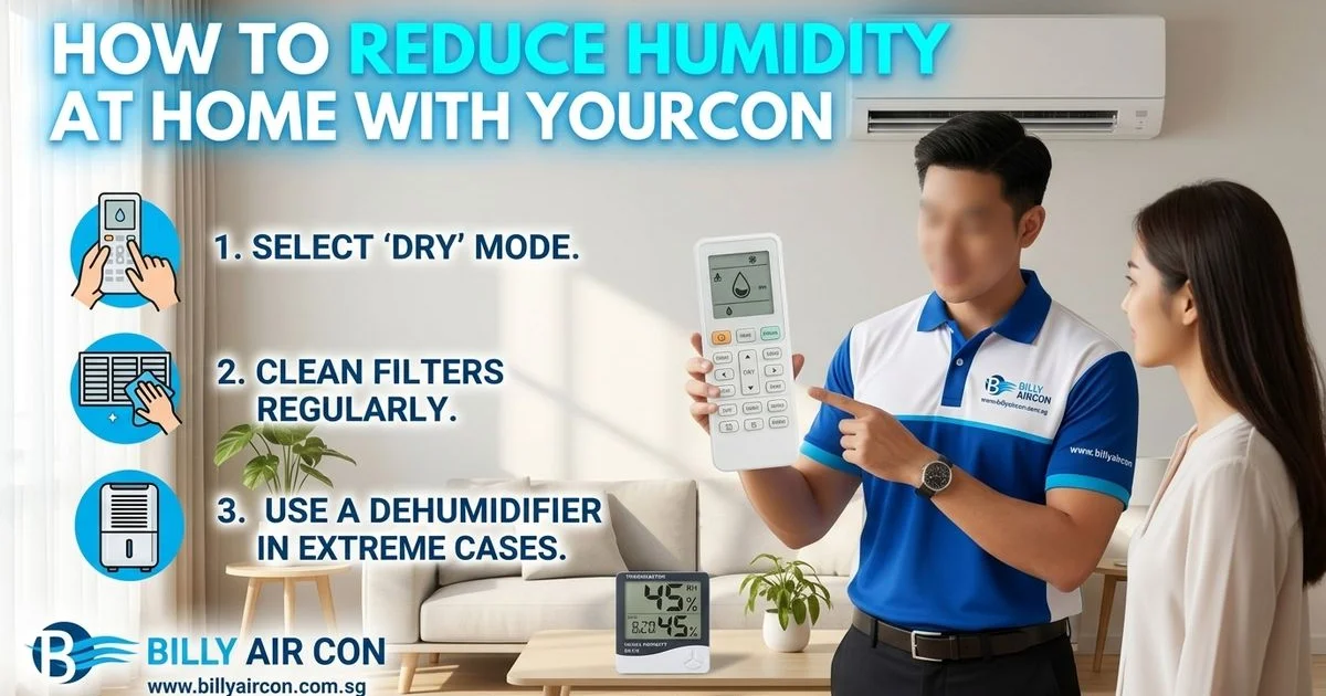 How to Reduce Humidity at Home with Your Aircon