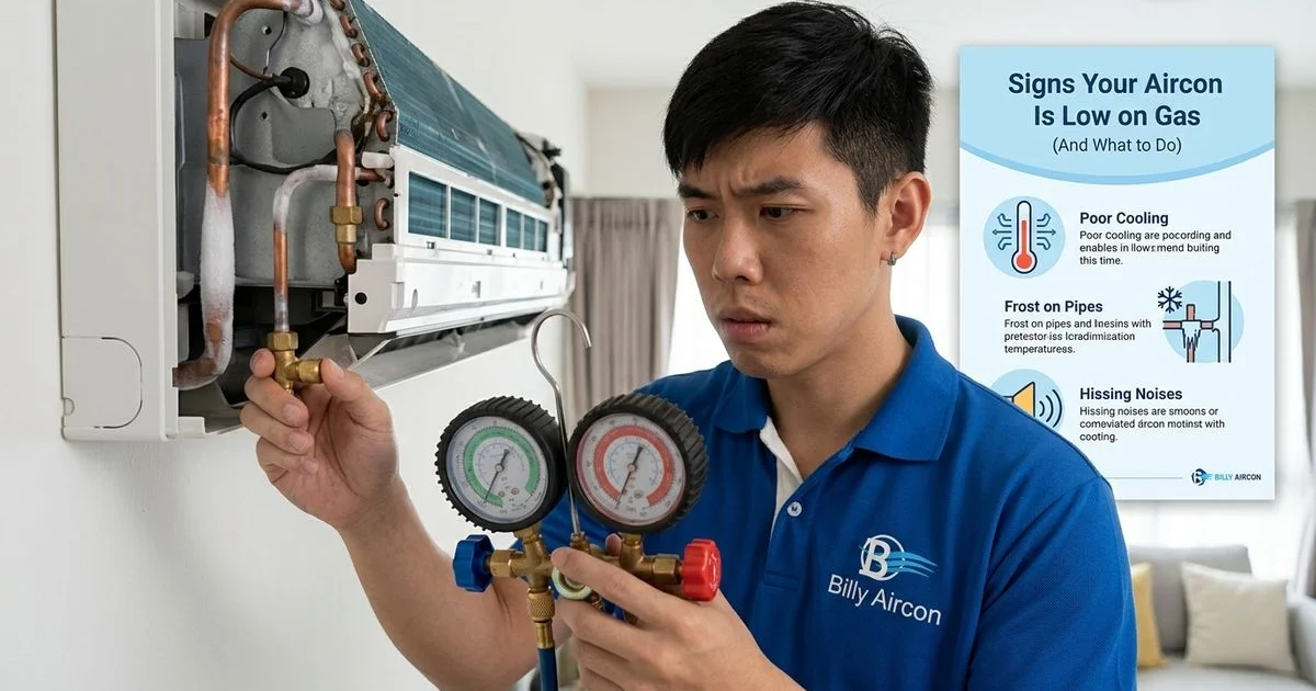 Signs Your Aircon Is Low on Gas in Woodlands (And What to Do)