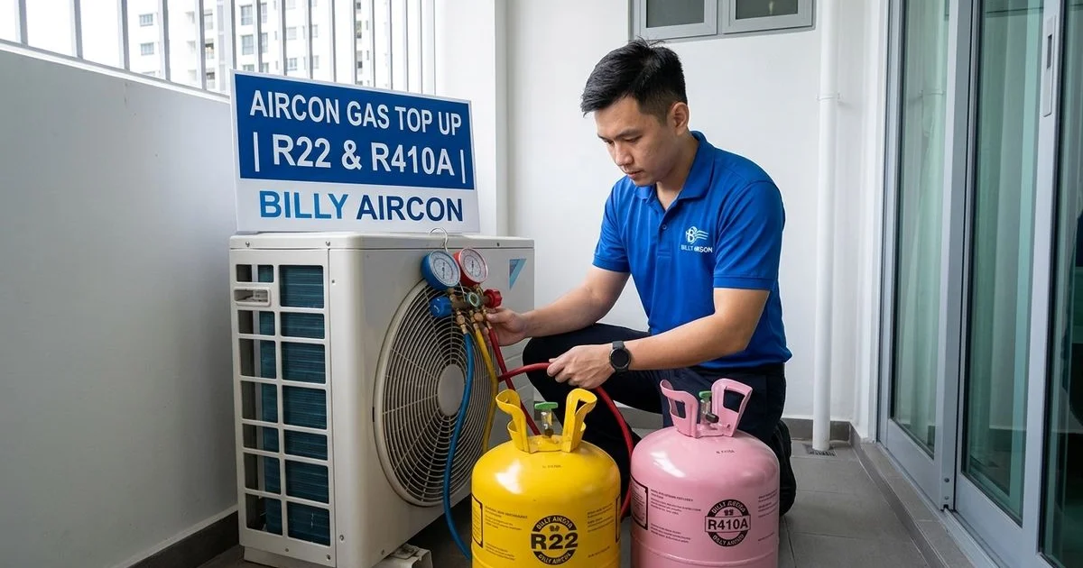Aircon Gas Top Up Woodlands